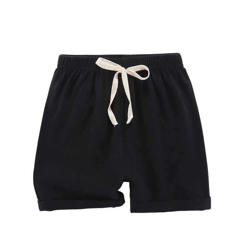 2-12 year old childrens beach shorts teenage boys shorts blue and black shorts childrens summer loose casual linen shorts W241227