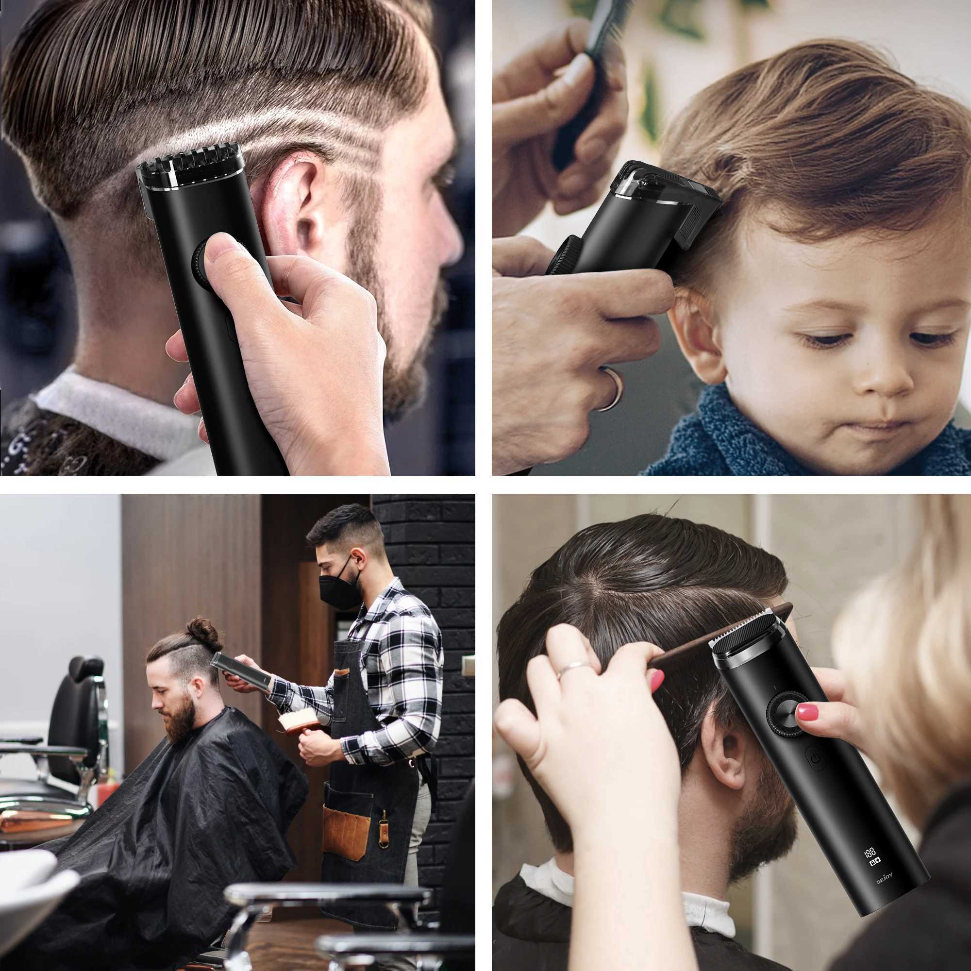 Sejoy Electric Hair Clippers Nose Hair Trimmer For Man Ears Cordless Mens Beard Trimmer Kit 8 in 1 W241227