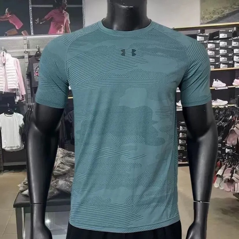 Fashion Mens Designer Quick Drying T-shirt Sports Training Set Short Sleeve Track Field Reflective Running Fitness Basketball Sportswear tracksuit gym shorts fhyj