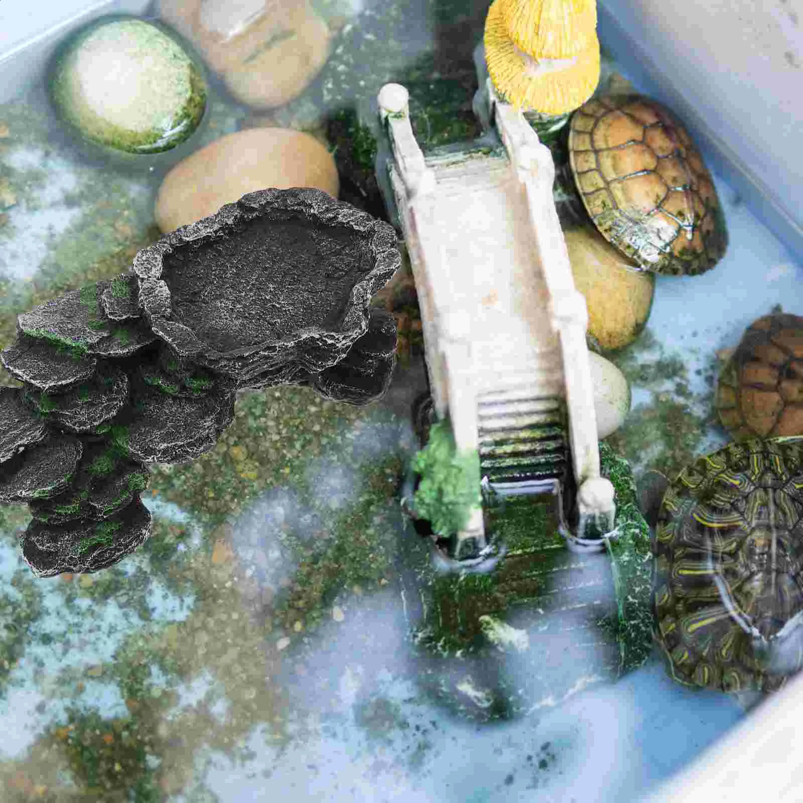 Pet Climbing Turtle Earth Accessories Platform Basking Tank Ramp Turtles 241225