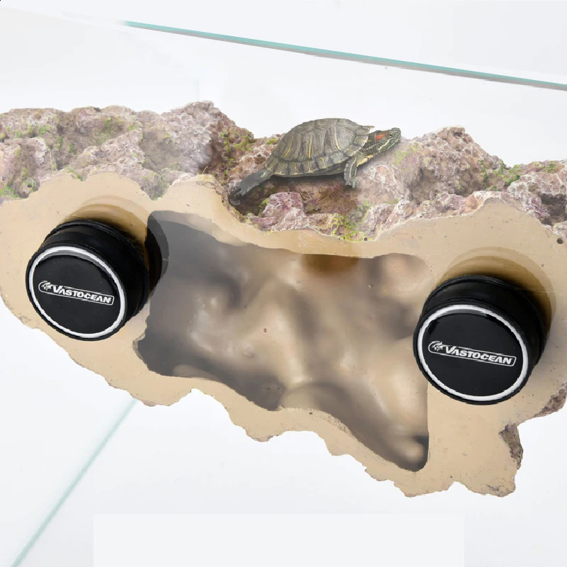 Vastocean Aquarium Magnetic Coral Frag Rock Rack Holder Turtle Pier Fish Tank Lanscaping Stone 241225