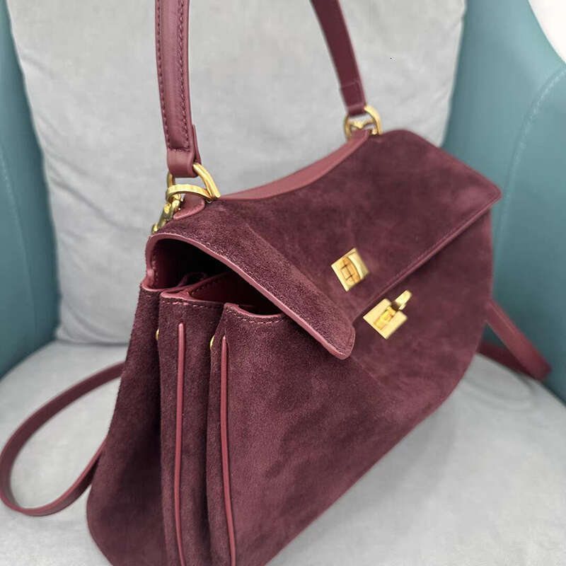 Women's Bags Handbag Momei Real Cow Suede Leather Large Capacity Women Tote Fashion Shoulder Bags