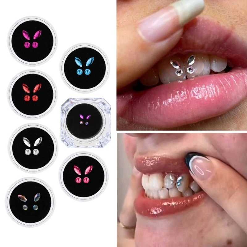 Beauty Diamond Teeth Decoration Reflective Teeth Gemstone Female Teen Teeth Decoration C1FC W241227