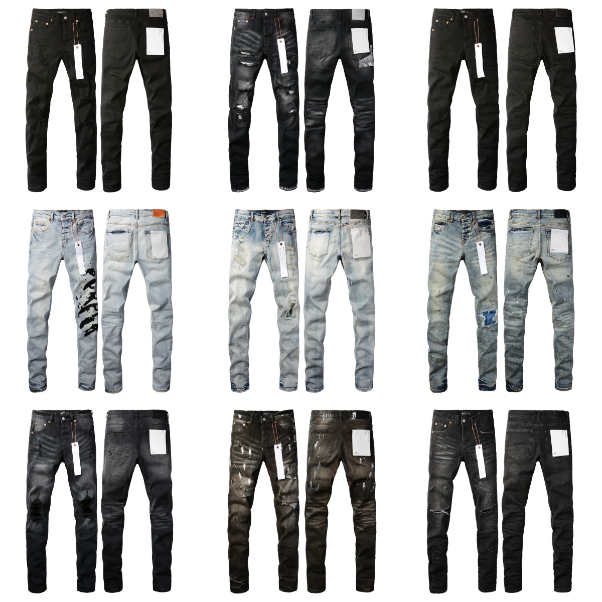 designer 2024 new purplejeans Ksubi Jeans denim Trousers skinny mens true jeans High-end Quality Straight Design Retro Shinny Casual hold jeans