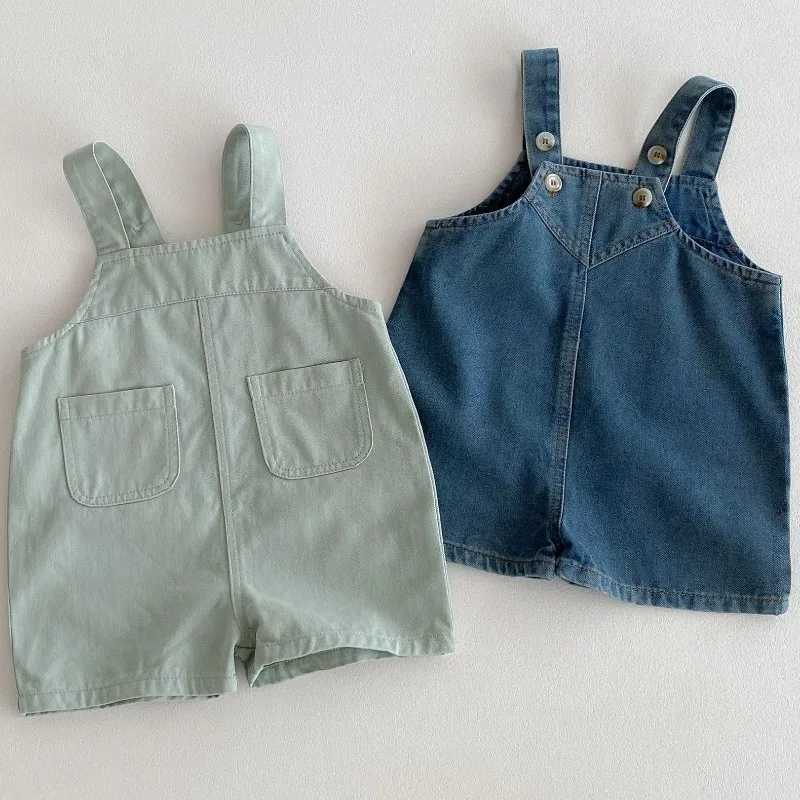 Summer children babies boys jeans clothing childrens jeans shorts toddlers babies loose game clothes Trousers W241227