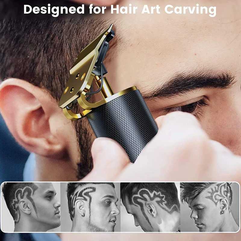 2023 Hot Sale Hair Cutting Machine Barber For Men Professional Hair Trimmer Wireless Electric Hair Clipper Men Beard Shaver W241227