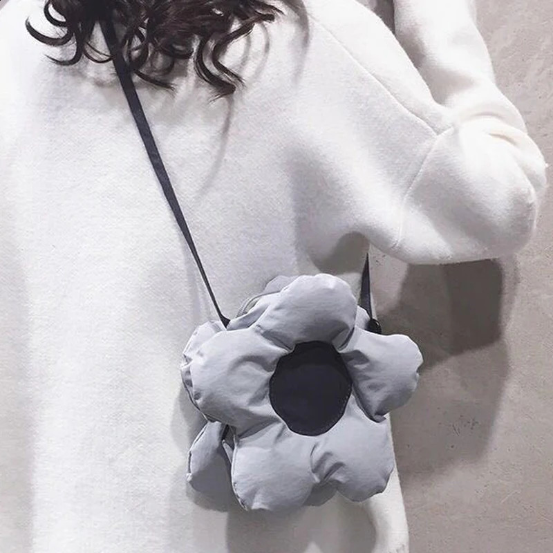 Sunflower Small Bag Fashion Cute Flower Shoulder Crossbody 241225