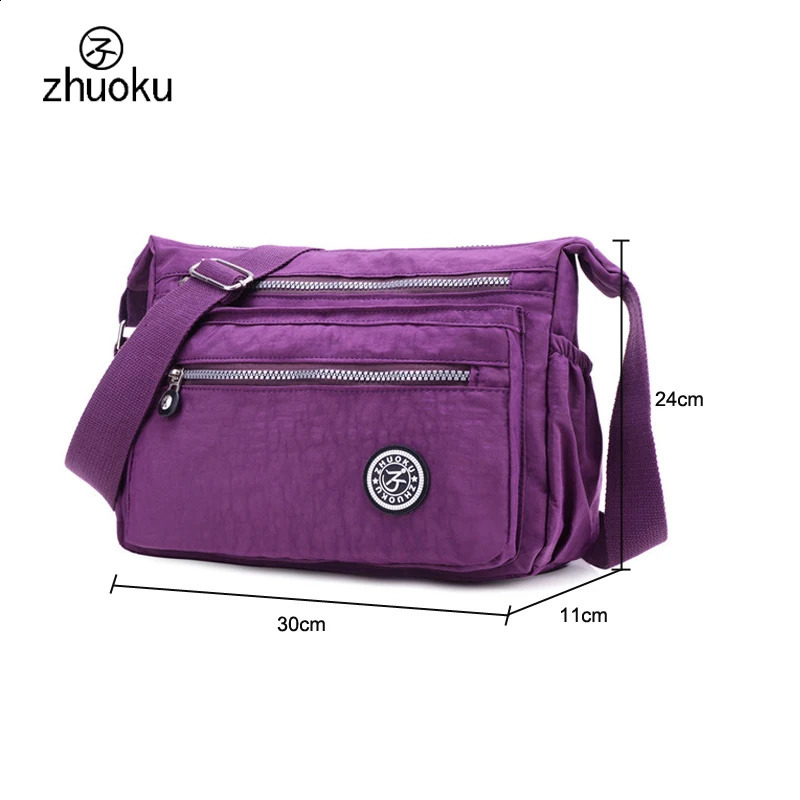 Women Messenger Bags Mini Ladies Nylon Handbags Shoulder Bag For Tote Handbag Bolsas Feminina Crossbody 241225