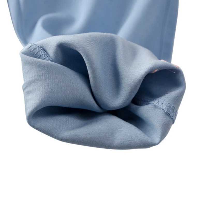 Kids Jeans for Girl 2-9Y Lovely Strberry Embroidered Decor Drstring Stretch Denim Pants Elastic Waist Casual Outdoor Trouser W241227