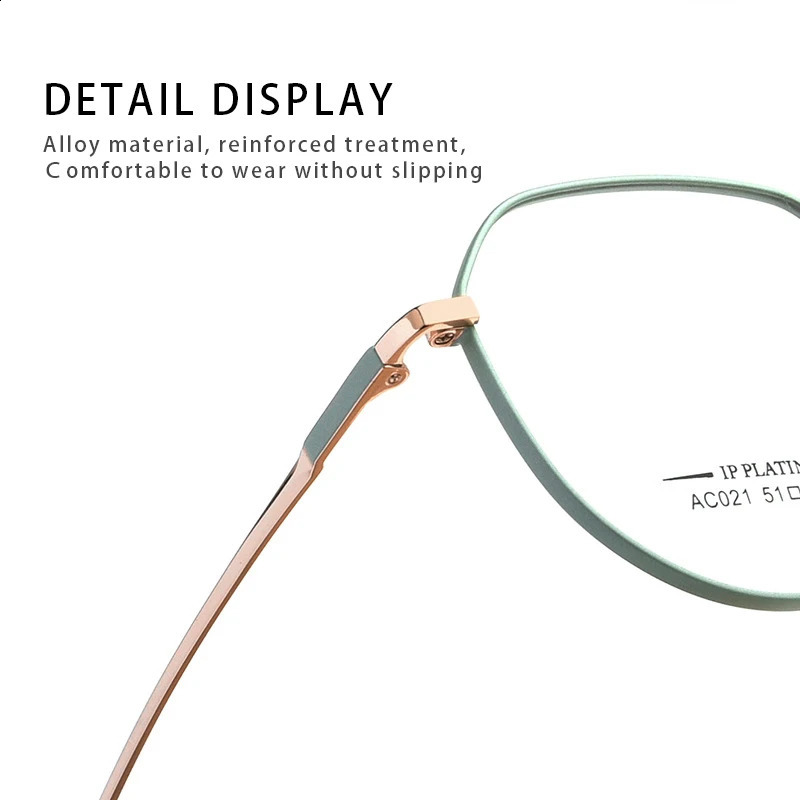 KatKani Fashion Ultra-light Retro Polygonal Eyewear Men Trendy Small Face Optical Prescription Eyeglasses Frame Women 241227