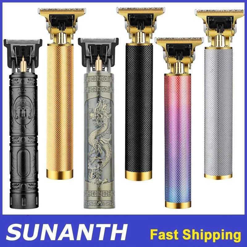 7pcs T-Blade Electric Hair Clipper Cordless USB Rechargeable Shaving Trimmer With Guide Comb For Personal And Stylist Use W241227