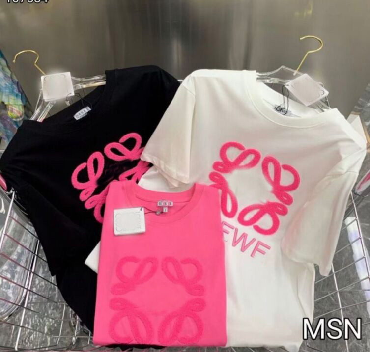 Summer embroidery tshirt for Women Clothing Letter Print O-Neck Short-Sleeve T-shirt Femme Loose Casual Crop Top 100% Cotton Tee