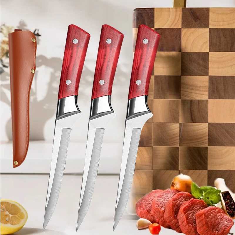 6-inch kitchen meat slicer stainless steel fruit ingredient knife meat slicer Y241227