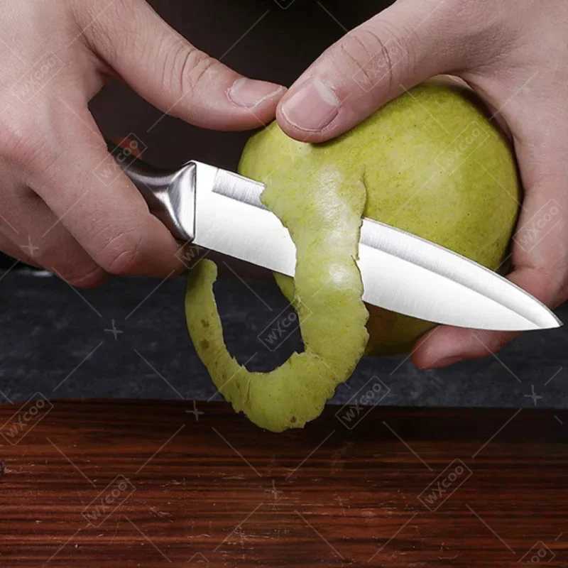 WXCOO stainless steel kitchen chef knife cutting and slicing knife household fruit with kitchen knife Mti posture kitchen knife Y241227