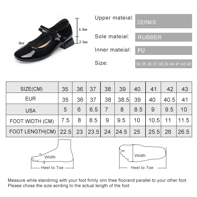 AIYUQI Women's Mary Jane Shoes Spring Genuine Leather Women's Shoes Mid Heel Patent Leather Women's Office Shoes