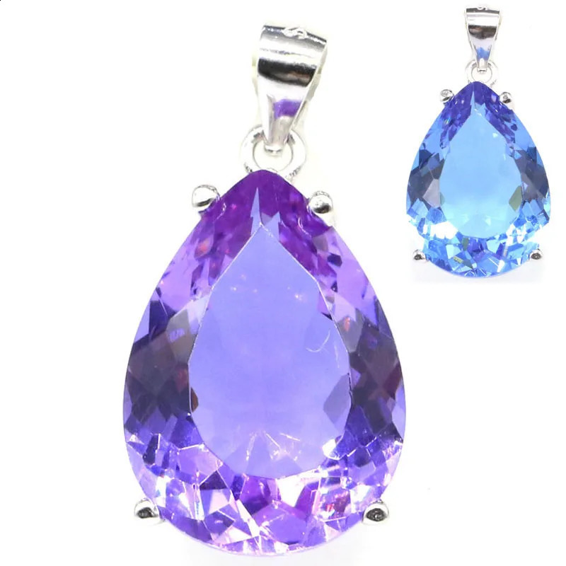Buy 4 Get 1 Free 35x13mm Zultanite Color Changing Alexandrite Topaz Silver Earrings for Women Fine Jewelry Pendant 241227