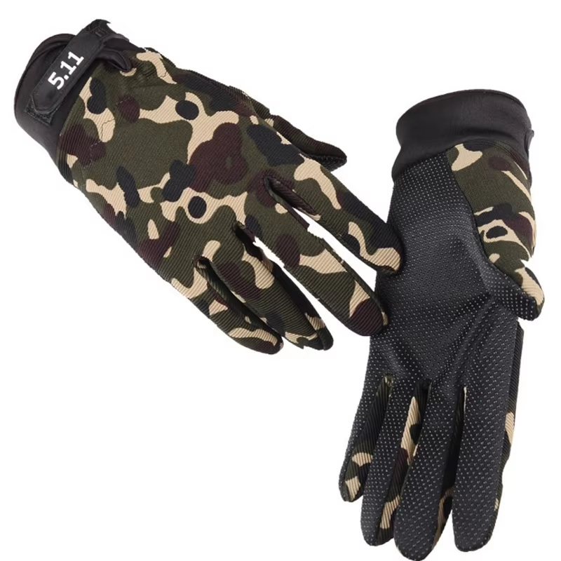 Outdoor Sports Bicycle Glove Cycling Gloves Breathable Anti-Slip Touch Screen Full Finger Racing Glove