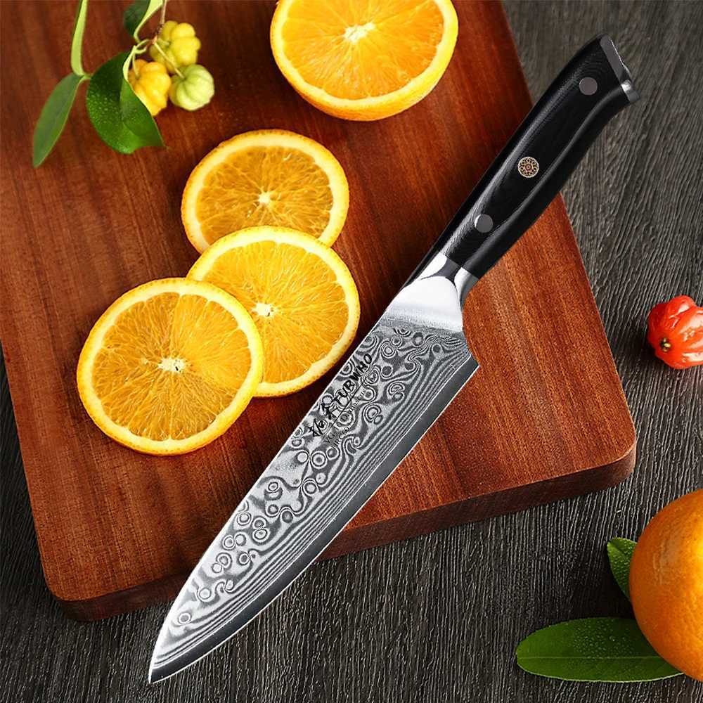 TURWHO 5 Practical Knife Japanese 67th Floor Damascus VG10 Steel Core Chef Knife Mti Function Matching Knife Slicer Kitchen Knife Y241227