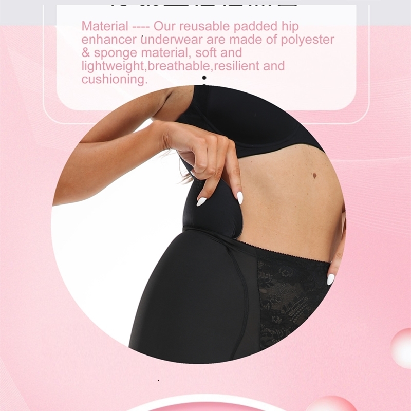 2PS Lacd Sponge Thigh Padded Women Butt Hip Up Padded Enhancer Crossdresser PANTY 241226