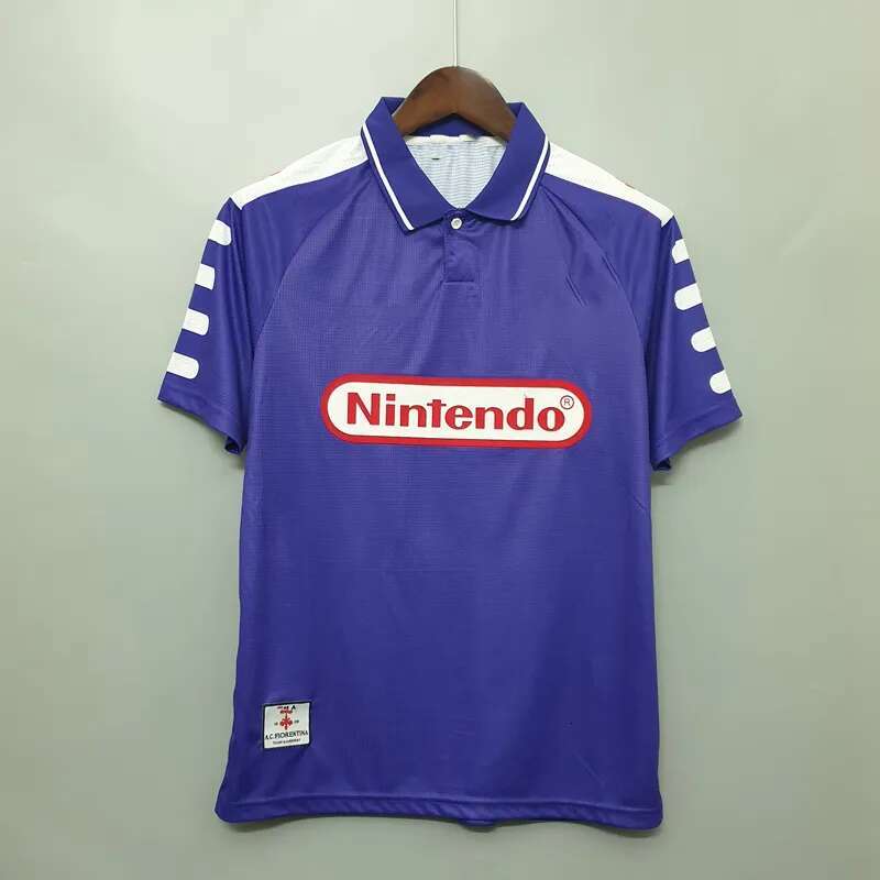 1995 1996 classic Soccer jerseys Sweatshirt 1989 90 91 92 93 97 98 99 BATISTUTA R.BAGGIO DUNGA Retro Fiorentina Football shirt futbol