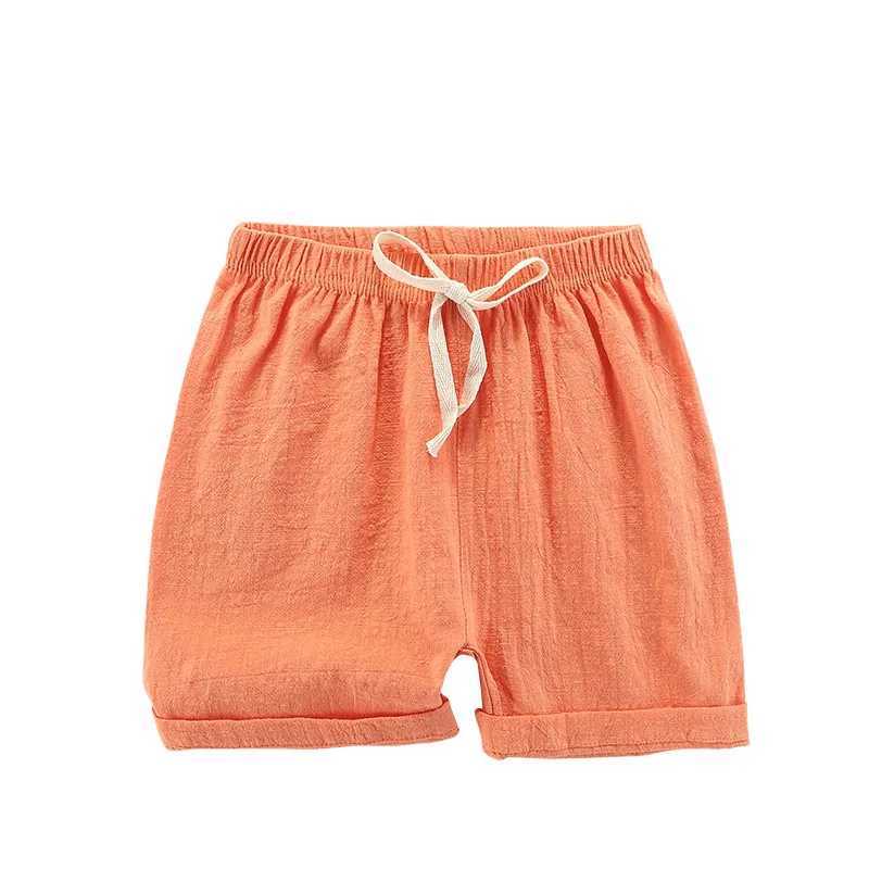 2-12 year old childrens beach shorts teenage boys shorts blue and black shorts childrens summer loose casual linen shorts W241227