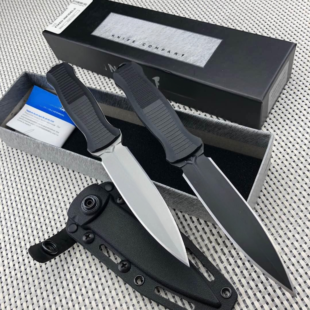 NEW BM 133BK D2 Steel Fixed Blade Tactical Black EDC Combat Survival Knife Self Defense Hunting Tools