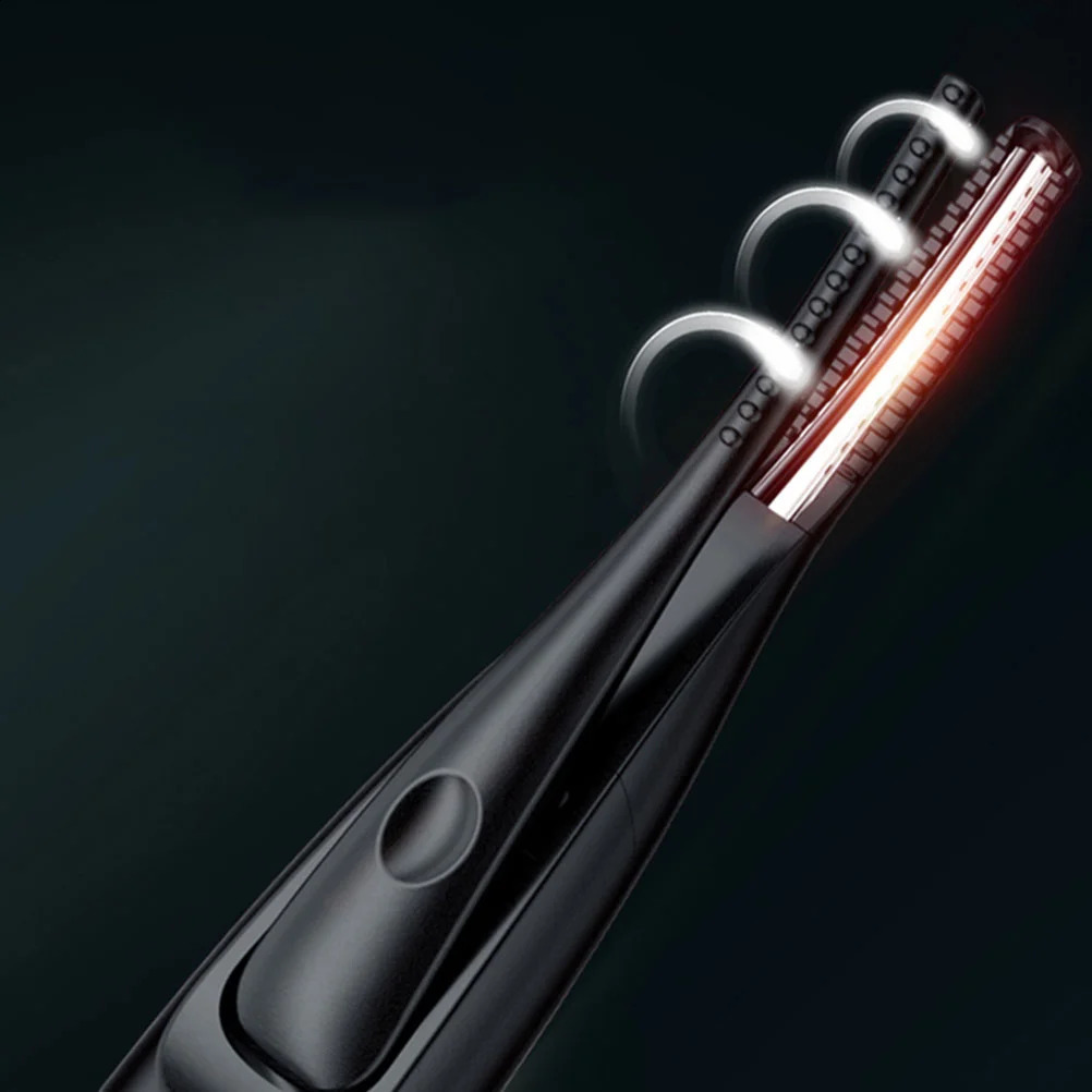 Lash Curler Electric Eyelash Heating Makeup Tool Heated Major Curling Device Black Miss 241226