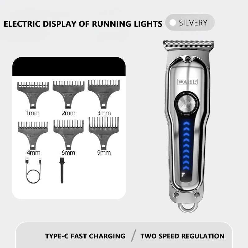 9013 Electric Hairdresser Shaving Head Pusher Electric Pusher Clipper Hair Precision Trimmer for Men W241227