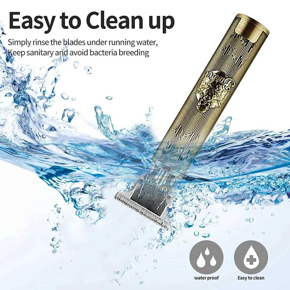 Professional Hair Cutting Machine Wireless Electric Hair Trimmer Digital Display Hair Clipper Men Beard Shaver Barber For Men W241227