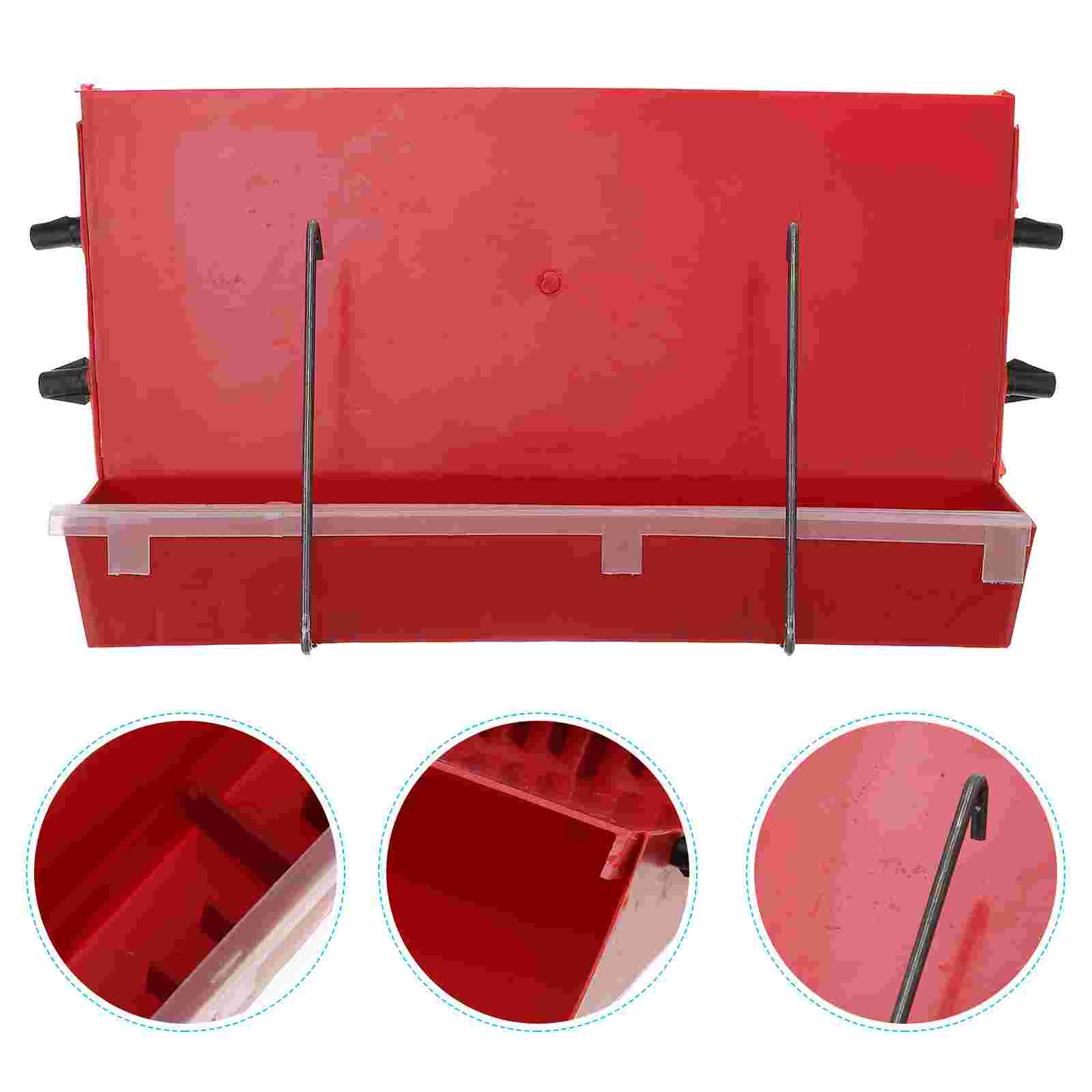 Chicken Automatic Feeding Box Squirrel Feeder Quail Cage Ornament Bird Feeders for Outdoors