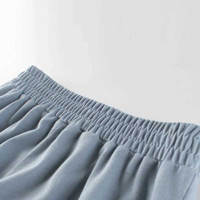 Kids Pants 2024 Summer New Childrens Sports Shorts Solid Candy Color Short Boys Elastic Waist Beach Shorts Cotton Kids Clothes W241227