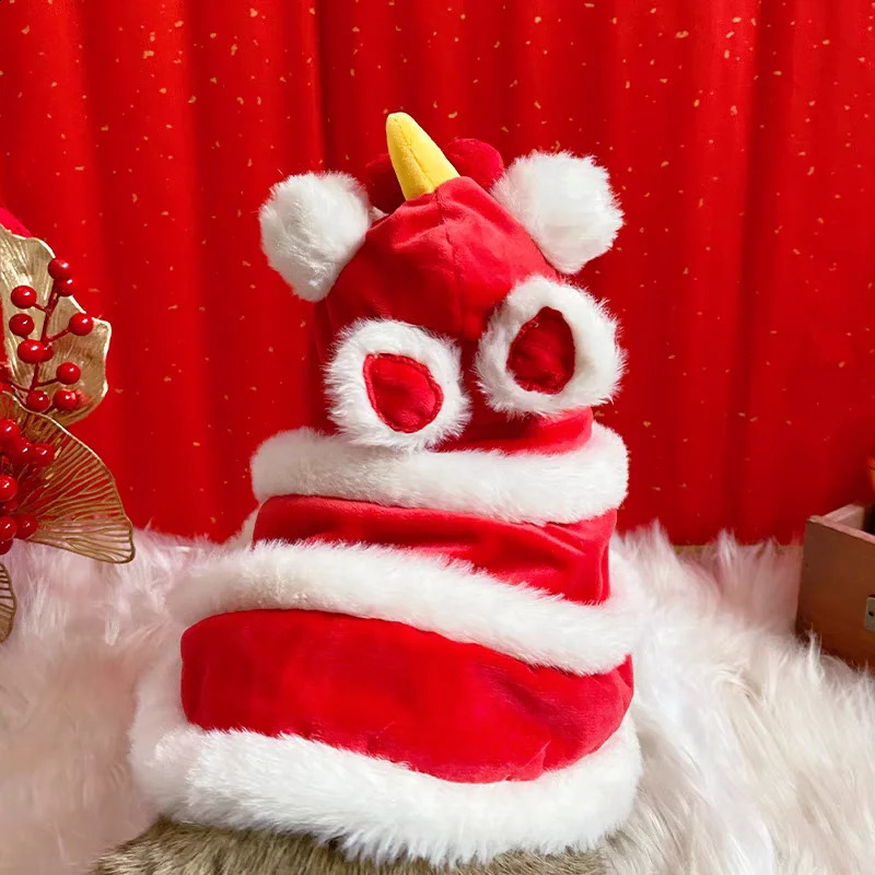 Pet Cat Dog Year Costumes Pet Spring Festival Cape Dress Up Clothes Small Dogs Cute Cat Cloak Yorkshire Pet Products 241225