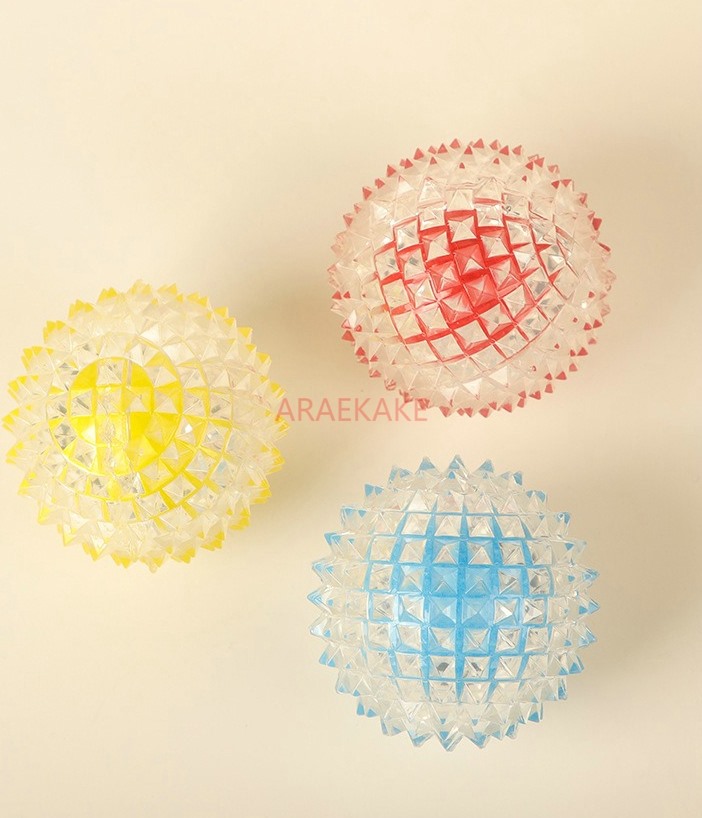 Pet Supplies Teeth Grinding Dog Toy TPE Anti Bite Interactive Training Anti Bite Dog Bite Play Flash Elastic Ball