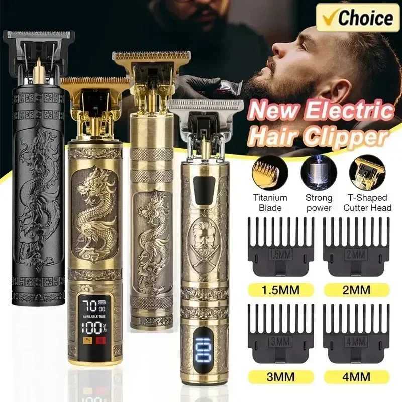 Electric Wireless USB Hair Clipper Professional Beard Trimmer W241227