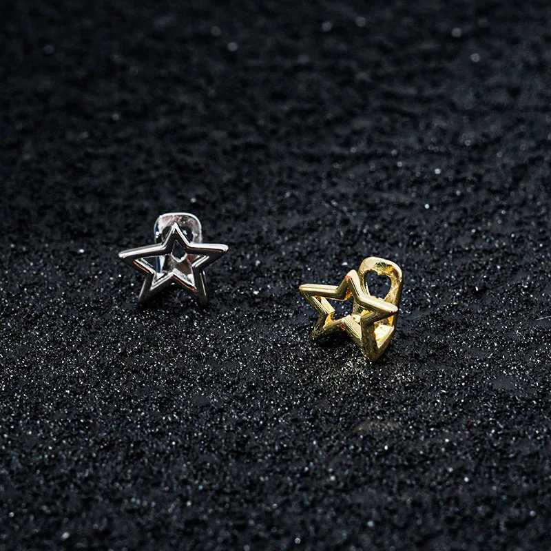 Hip hop punk hollow pentagonal Grilz gold silver teeth Cs for women and men jewelry Halloween W241227