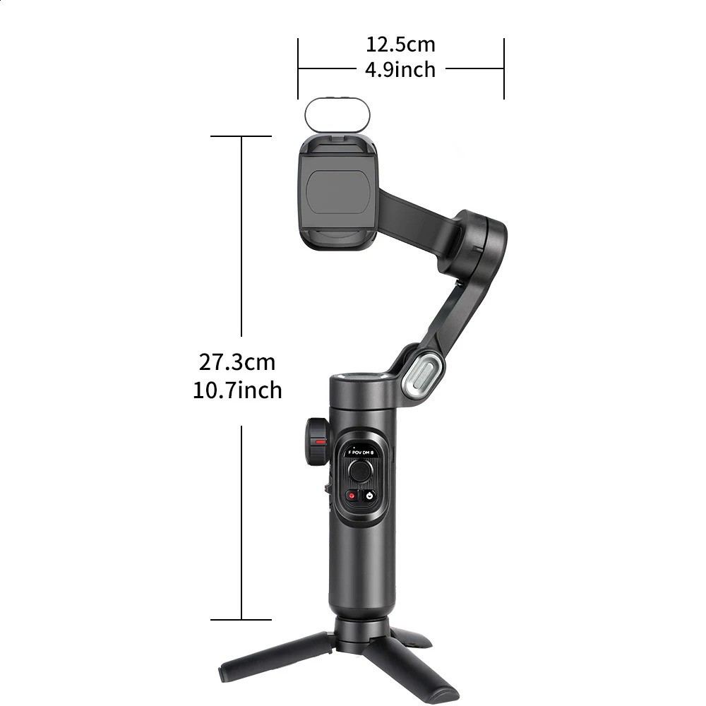 AOCHUAN Smart XE 3Axis Handheld Gimbal Stabilizer for Smartphone Android Face Tracking Tiktok Vlog Live Streaming 241220