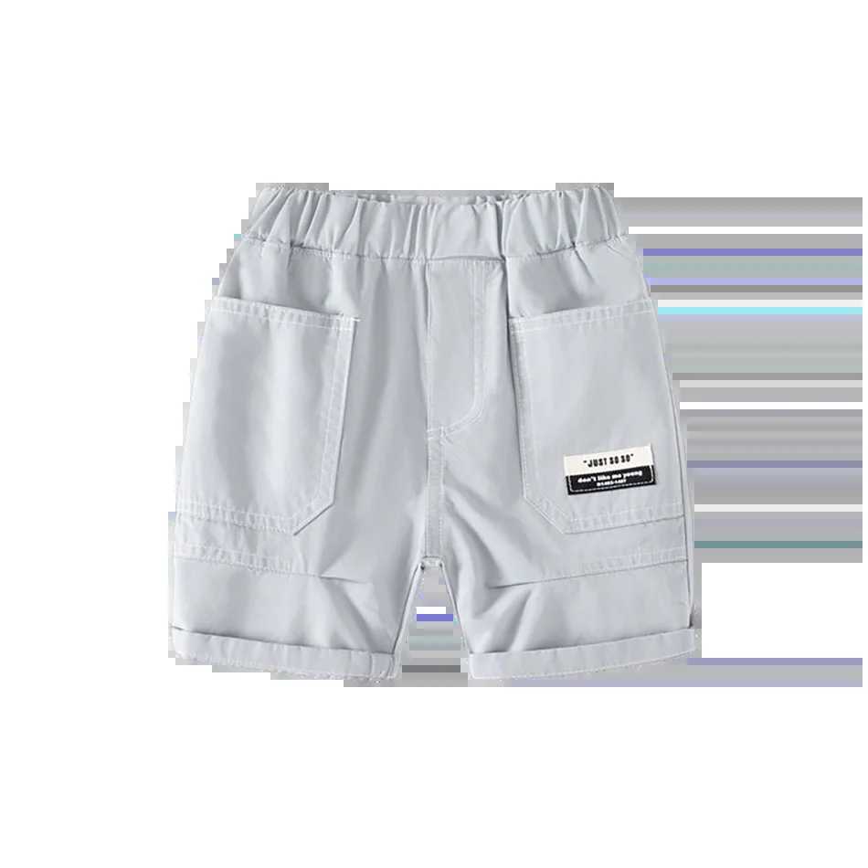 2024 summer baby boy cut shorts childrens shorts baby casual shorts childrens fashionable and cute beach pants Trouser 2-7 years W241227
