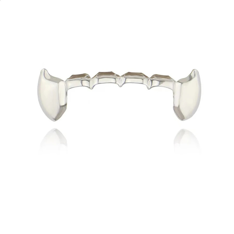 HipHop Classic Single Teeth Golden Tooth Caps Decor 14K Gold Plated Dental Grills Body Jewelry For Women Men 241225