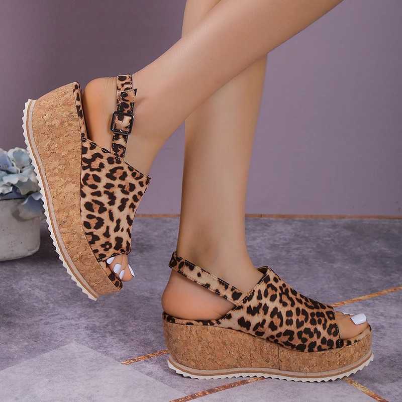 High Quality Shoes for Women New Peep Toe Womens Sandals Summer Casual Sandals Women Wedges Shoes Ladies Platform Sandals Womens Shoes T241227