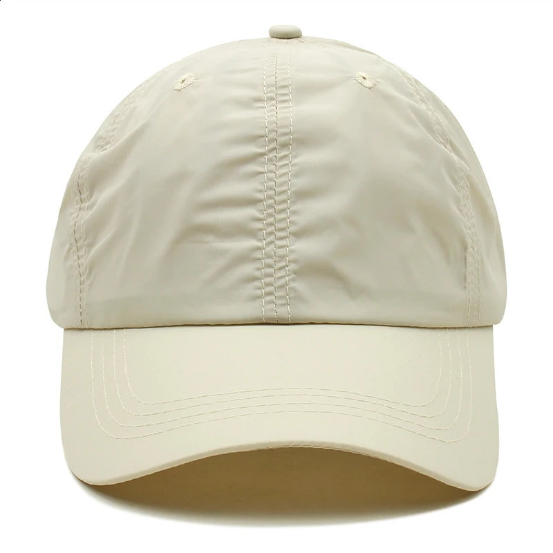 Summer Unisex Quick Dry Cap Women Solid Color Korean Version Adjustable Baseball Caps Outdoors Thinmen golf Dad Hat 241226