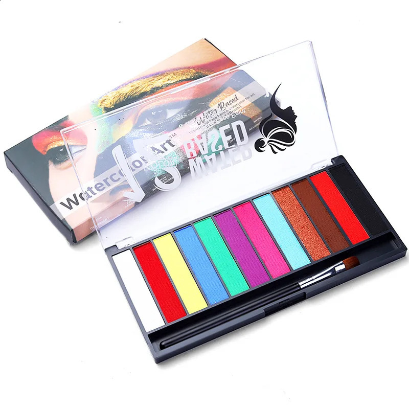 Body Paint Art Children Makeup Painting Pigment Kit 12 Colors 15 ColorOily Face PaintsHalloween Stage Face Painting For Women 241224