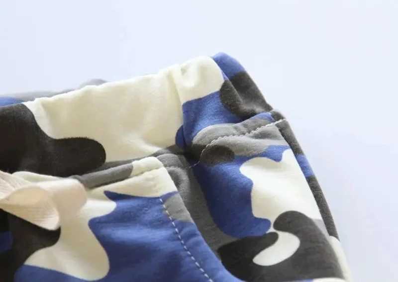 2-6T spring autumn unisex baby kids boys girls Fashion Cartoon Harlan toddler Camouflage pants W241227
