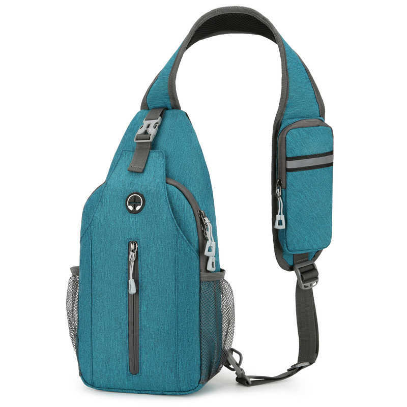 Chest Bag Mens Outdoor Fashion Shoulder Bag Trendy Casual Print Travel Bags Wear-resistant Scratch Resistant Splash Proof Crossbody Bag 240920