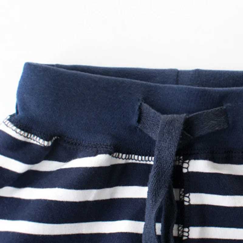 2025 summer clothing striped cotton shorts suitable for boys toddlers children beach shorts childrens sports pants W241227