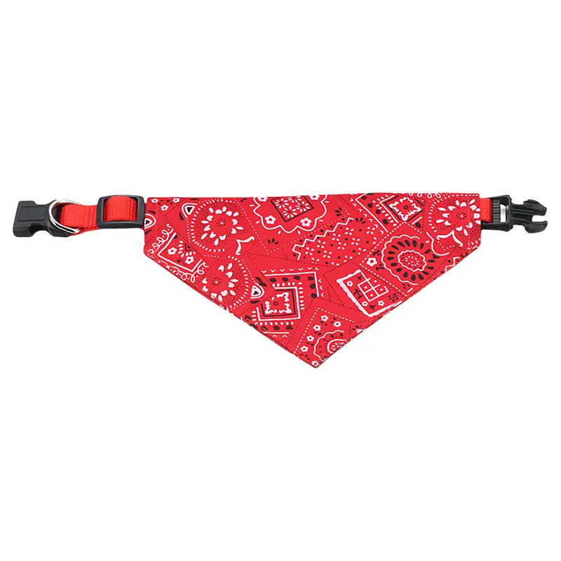 Dog Bandana Collar Detachable Dog Bandanas Scarf Collar Washable Dog Triangle Bibs Collars for Small Medium Dogs Cats