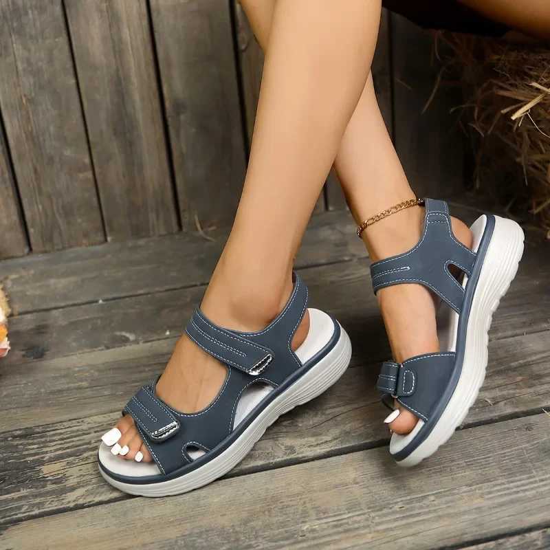 High Quality Shoes for Women High Quality Strap Womens Sandals Fashion Peep Toe Casual Sandals Women New Plus Size Flat Sandals T241227