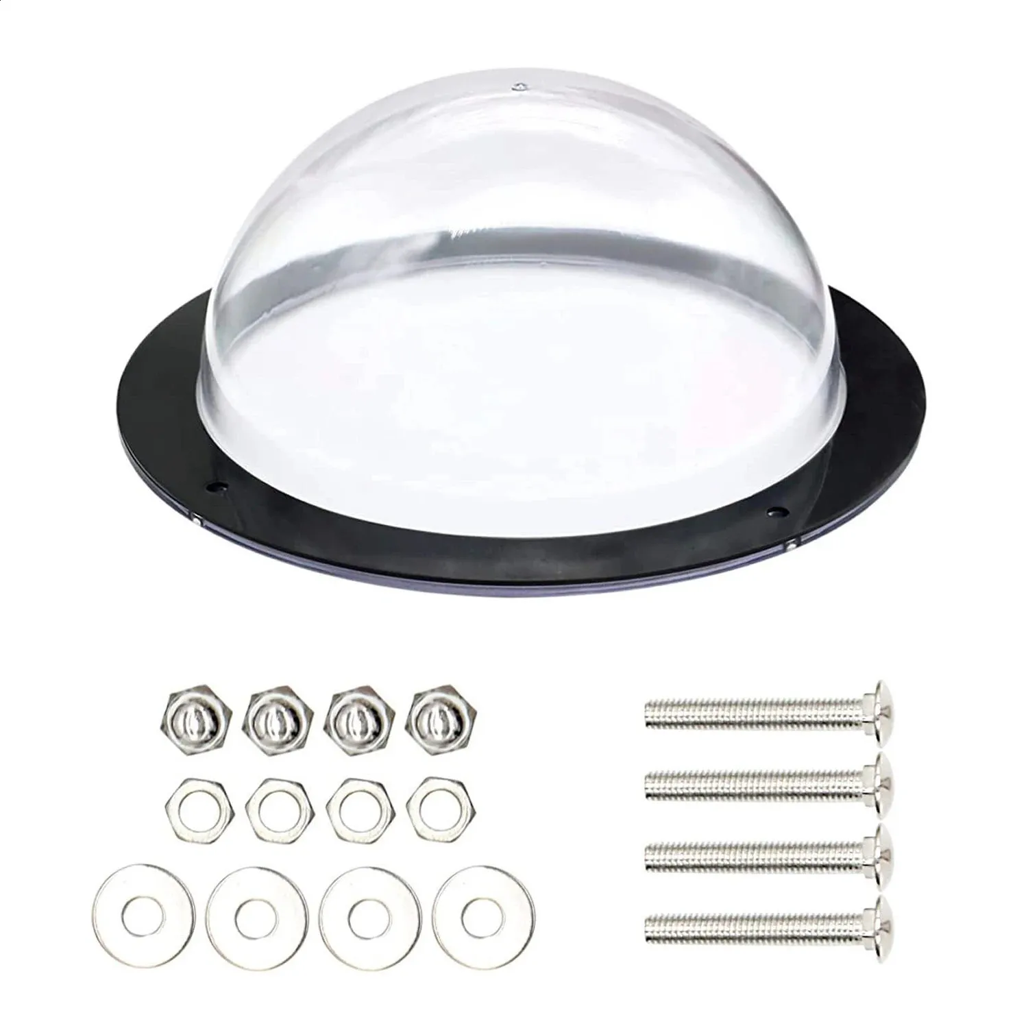 Dog Window For Fence Porthole Window Pet Acrylic Dome Dog Fence Peek Window Pet Supply Clear View Dome Pet Peek
