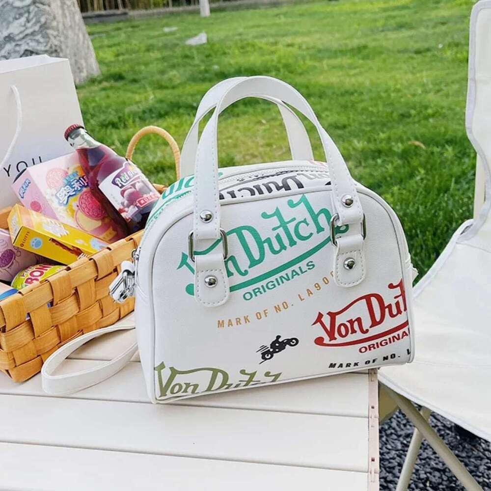 Bags New Fashion Handbag Trendy Personality Mother Graffiti Shoulder Crossbody Retro Women's Bag Spring