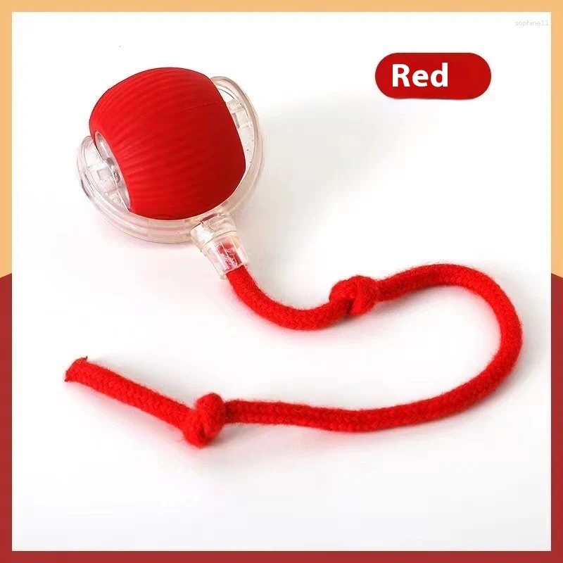 Update Rechargeable Cat Toys Interactive Smart Pet Interaction Automatic Rolling Ball Toy Accessories For Cats Electric Dog Things