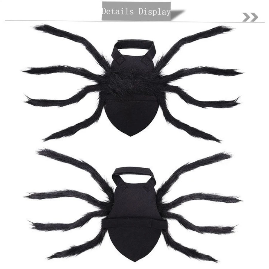 Halloween Spider Wings Dogs Cats Clothes Funny Medium and Large Dogs Cat Pet Clothes Decoration for Halloween Easter 241225